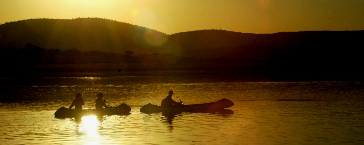 canoeing, water based safari activities